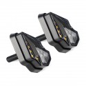 2PCS Motorcycle Sequential Flush Mount Turn Signal Red Yellow LED Light Indicator