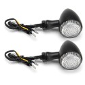 2Pcs Motorcycle Motorbike LED Bullet Signal Turn Lights Indicator Lamp For Harley