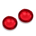 2Pcs Motorcycle Turn Signal Light Bezels Lens Cover Visor Trim Rings For X1883 1200 X48 Road Kings