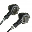 2Pcs Water Flowing Motorcycle LED Turn Signal Blinker Light Flasher Lamp Accessories