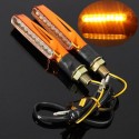 2pcs 9 LED 12V Motorcycle Turn Signal Indicator Lights Amber Lamp Universal