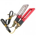 2pcs LED Turn Signal Motorcycle Light Amber Blade Lamp Indicator Blinker