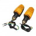 2pcs Motorcycle Motorbike Flasher Turn Signal Lamp Indicator LED Lights Universal