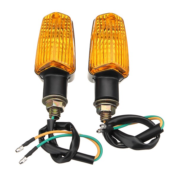 2pcs Motorcycle Motorbike Flasher Turn Signal Lamp Indicator LED Lights Universal