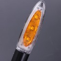 2pcs Universal Motorcycle 3 LED Turn Signal Indicator Amber Light