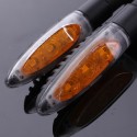 2pcs Universal Motorcycle 3 LED Turn Signal Indicator Amber Light