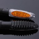2pcs Universal Motorcycle 3 LED Turn Signal Indicator Amber Light