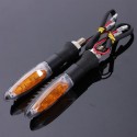 2pcs Universal Motorcycle 3 LED Turn Signal Indicator Amber Light