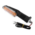 3LED 2W 12V Pair ABS Universal Motorcycle Turn Signal Lights Indicator Lamps