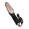 3LED 2W 12V Pair ABS Universal Motorcycle Turn Signal Lights Indicator Lamps