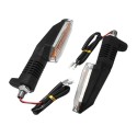 3LED 2W 12V Pair ABS Universal Motorcycle Turn Signal Lights Indicator Lamps