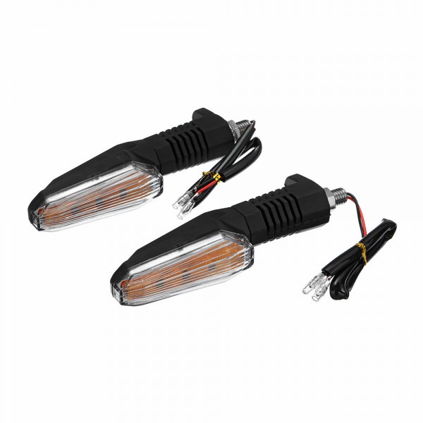 3LED 2W 12V Pair ABS Universal Motorcycle Turn Signal Lights Indicator Lamps