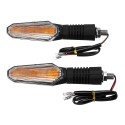 3LED 2W 12V Pair ABS Universal Motorcycle Turn Signal Lights Indicator Lamps