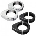 41mm Turn Signal Mount Bracket Fork Tube Relocation Clamps Indicator For Harley
