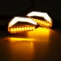 4Pcs 12V Motorcycle Yellow LED Turn Signal Indicator Lights For Kawasaki/Yamaha/BMW/Honda/KTM