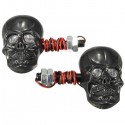 4pcs 12V 0.5W Motorcycle Skeleton Turn Signal Indicator Light
