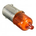 4pcs 12V 23w Motorcycle Turn Singal Indicator Bulb BA9S Base Mini Amber Halogen Lights