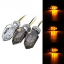 5 SMD LED Turn Signal Amber Mini Motorcycle Blinker Indicators Lights