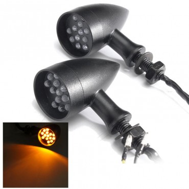 Bullet LED Turn Signal Light For Harley Sporster Softail Bobber