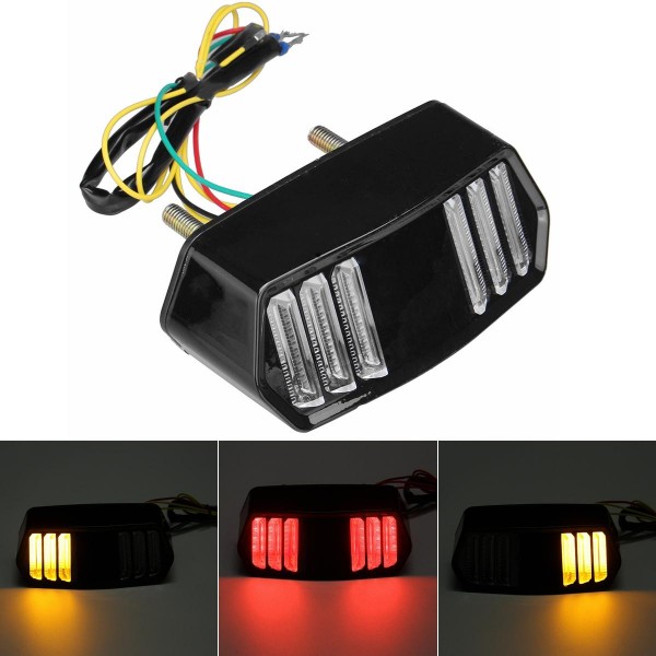 LED Turn Signal Brake Tail Lights For Honda Grom MSX125 CBR650F CTX700 CTX700N