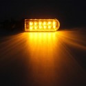 Motorcycle 12 LEDs Turn Signals Indicators Amber Lights Universal