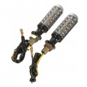 Motorcycle 12 LEDs Turn Signals Indicators Amber Lights Universal