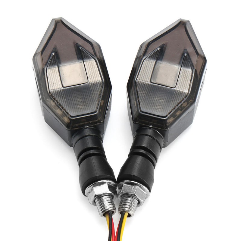 Motorcycle Arrow LED Turn Signal Lights Indicators Lamp For Harley/Suzuki