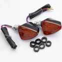 Motorcycle Motor Bike Turn Signal Indicators Light Lamp Amber