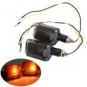 Motorcycle Motor Bike Turn Signal Indicators Light Lamp Amber