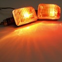 Motorcycle Motor Bike Turn Signal Indicators Light Lamp Amber