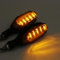 Motorcycle Turn Signal LED Lights Universal Daytime Running Warning Cafe Racer