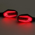 Motorcycle Turn Signal LED Lights Universal Daytime Running Warning Cafe Racer