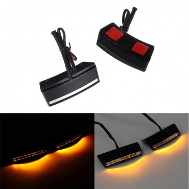 Motorcycle Turn Signal LED Side Mirror Light Case For Honda Goldwing GL1800 GL 1800 2001-2017 (#7513)