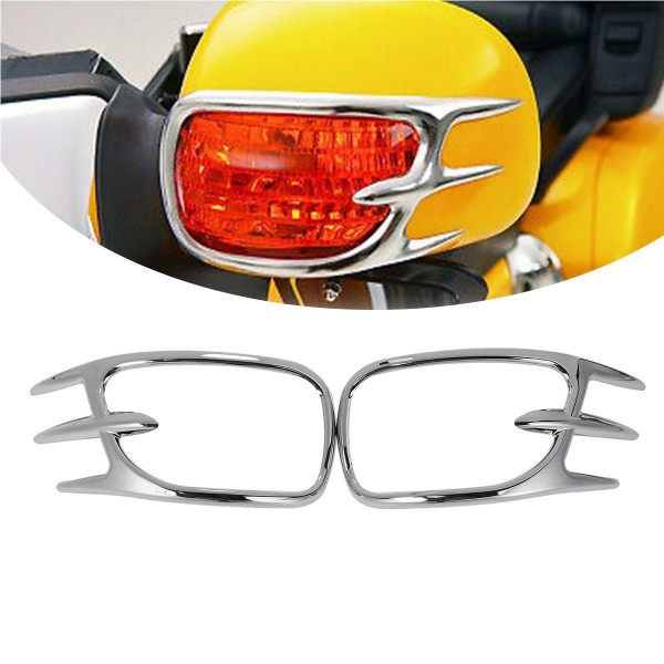 Motorcycle Turn Signal Lights Trim For Honda Goldwing GL1800 2001-2011