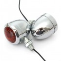 Pair 12V Motorcycle Turn Signal Indicator Light Lamp For Harley