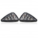 Pair Motorcycle 11 LED Turn Signals Lights Indicators Triangle Abmer