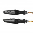 Pair Universal Motorcycle Turn Signal Light LED Indicator DRL Brake Flash Lamp