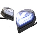 Pair 12V 1.5W Waterproof LED Motorcycle Turn Warning Daytime Running Lights