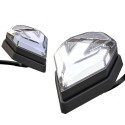 Pair 12V 1.5W Waterproof LED Motorcycle Turn Warning Daytime Running Lights