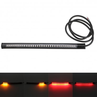 Waterproof Flexible 48SMD Motorcycle Light Bar LED Brake Light Turn Signal Lamp