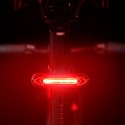 Wireless USB Rechargeable Remote Control Turn Signal Bicycle Tail Light 50 Lumen