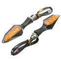 Yellow Light Universal 12V 4LED Motorcycle Turn Signal Indicators Lights Lamp