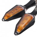 Yellow Light Universal 12V 4LED Motorcycle Turn Signal Indicators Lights Lamp