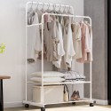 81X37X4CM Floor Cloth Wardrobe Hanger Holder Iron Metal Clothes Organizer