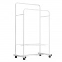 81X37X4CM Floor Cloth Wardrobe Hanger Holder Iron Metal Clothes Organizer