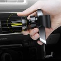 Buckle Type Gravity Linkage Car Air Vent Phone Holder 360° Rotation Stand Universal for Iphone X