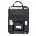 Car Back Seat Organizer PU Leather Folding Dining Table Desk