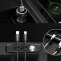 Car Magnetic USB Wire Fixed Cable Clip Charging Line Holder Storage Management for iPhone XS