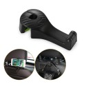 Car Seat Back Headrest Phone Holder ABS Storage Hanger Hook Bag Cloth Holder Organizer Universal