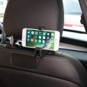 Car Seat Back Headrest Phone Holder ABS Storage Hanger Hook Bag Cloth Holder Organizer Universal